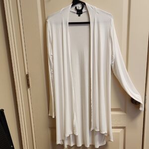 B+B USA Women's Cardigan Long White Size Small